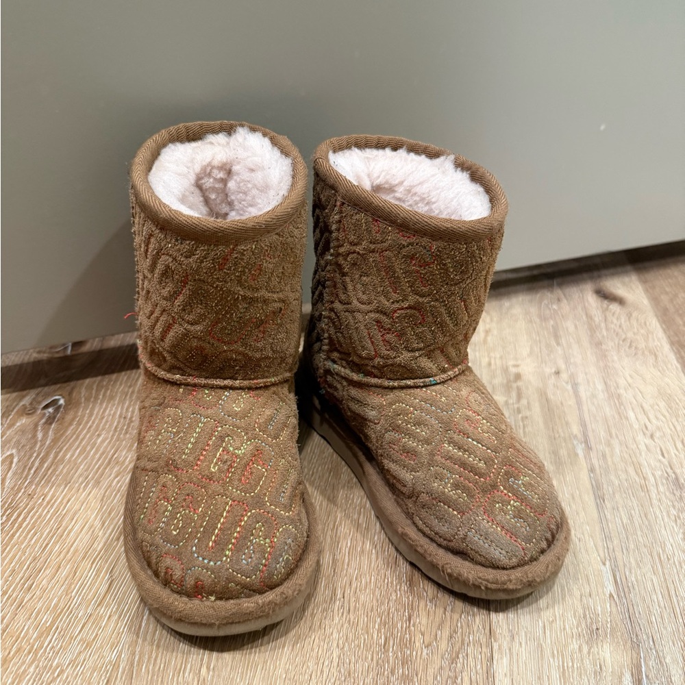 UGG Cream Fuzzy Boots